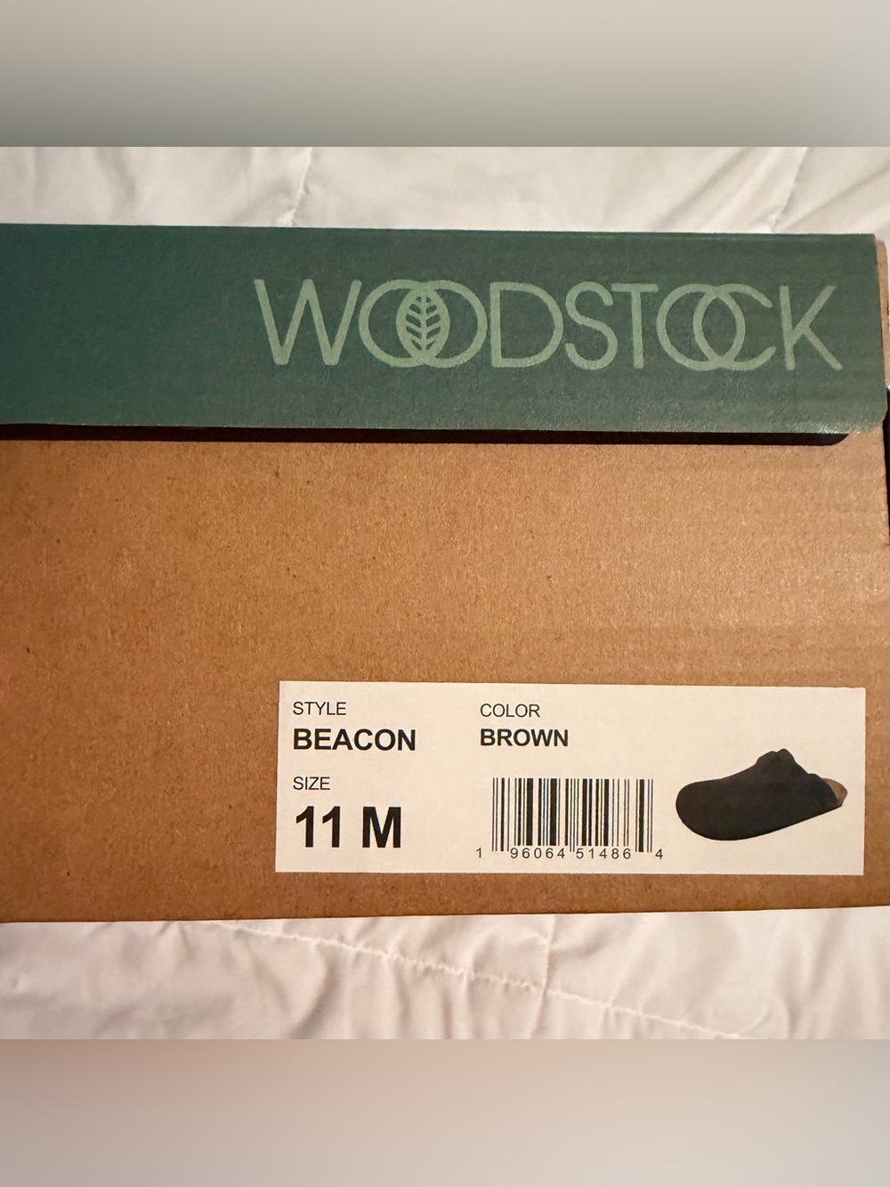 Woodstock Beacon Unisex Brown Suede Slip-On Clog with Buckle - Picture 4 of 4